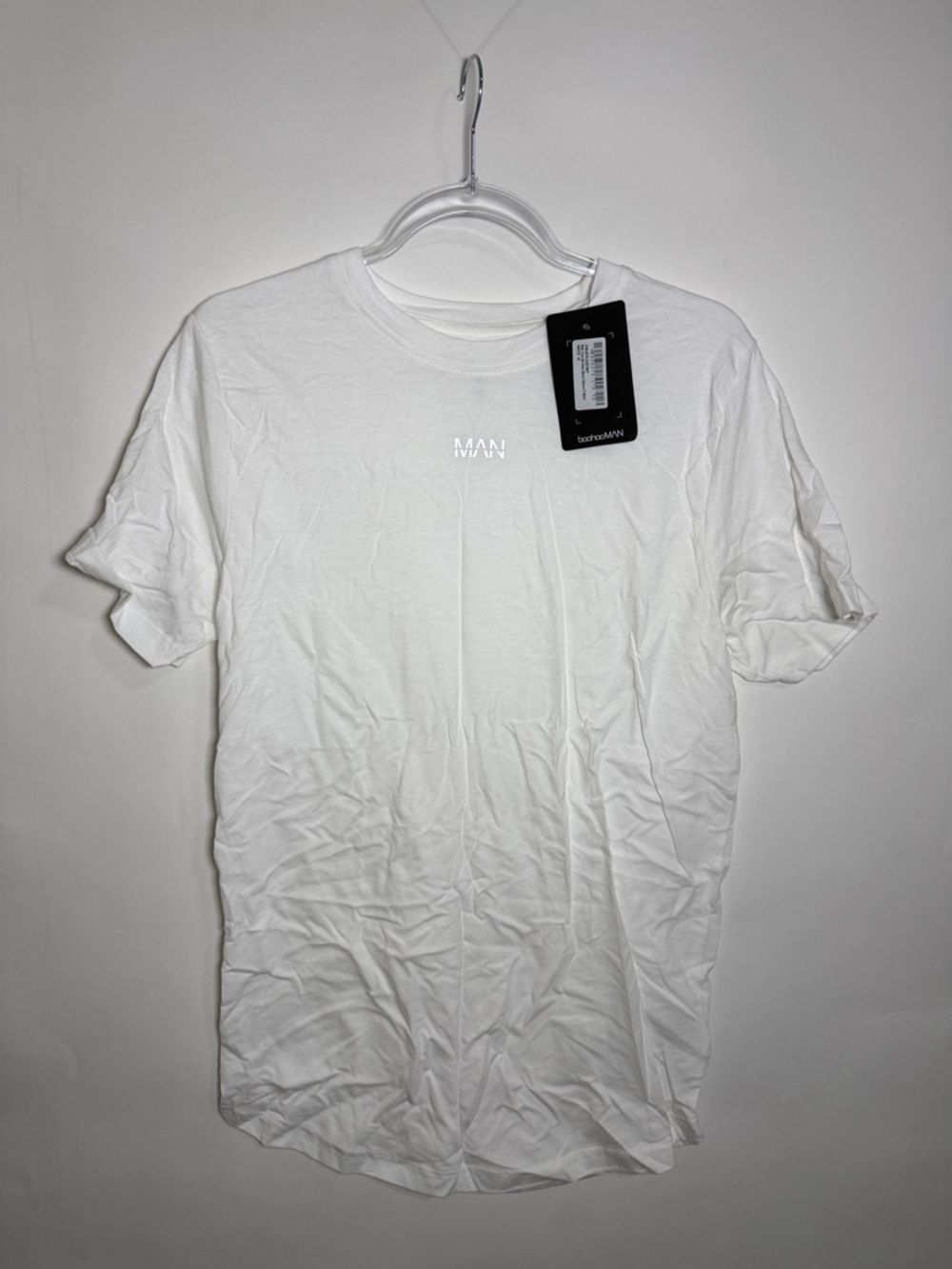 Boohoo Mens White Crew Neck Tee
